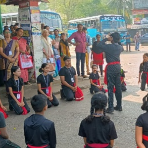 Cityscape during sunset